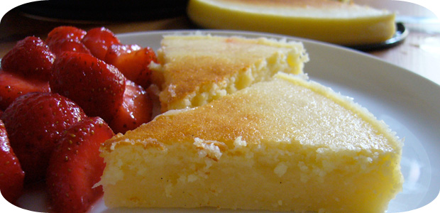 Limetten-Pudding-Kuchen