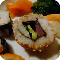 Sushi (Maki, Nigiri, Sashimi und Inside-Out)