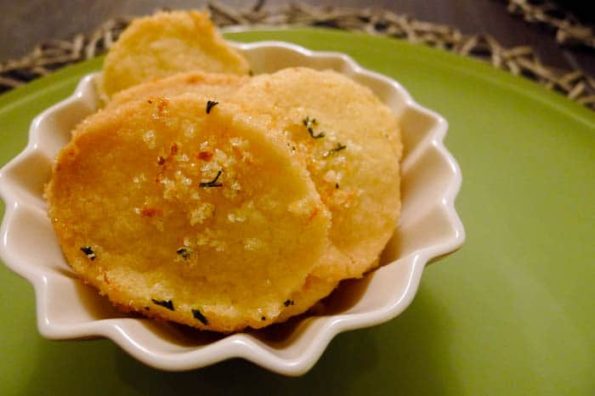 Weihnachtsplätzchen Heidesand mit Rosmarin