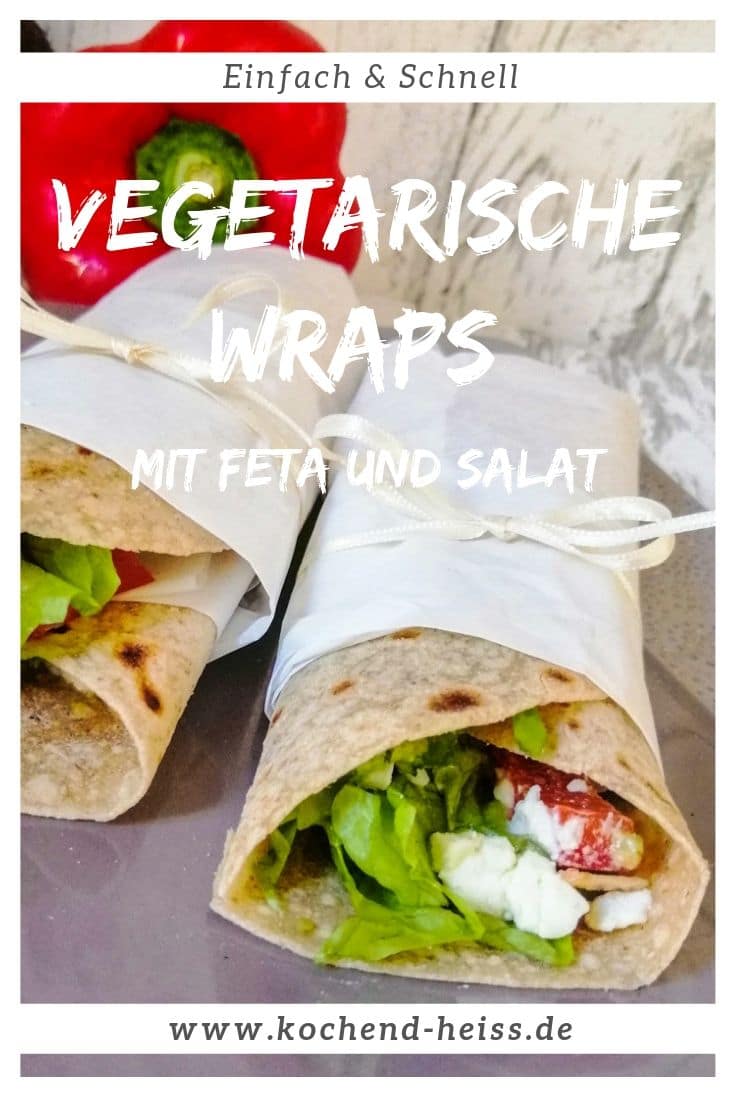 Veggie Wraps mit Feta